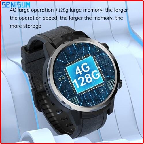 Часы муржские наручные 4G Smartwatch Men WIFI GPS 4GB+128GB Big Memory MT6762 Eight-Core CPU Android 10 Smart Phone Call Watches