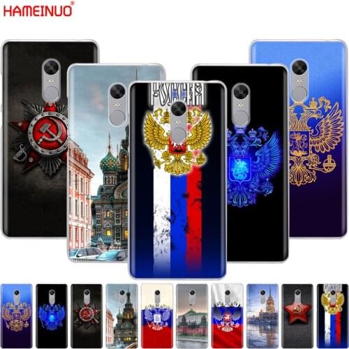 HAMEINUO russian flag eagle Cover phone Case for Xiaomi redmi 5 4 1 1s 2 3 3s pro PLUS redmi note 4 4X 4A 5A