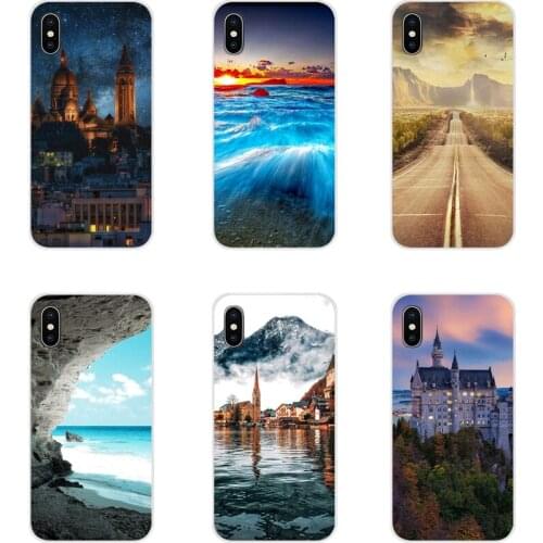 For Huawei Nova 2 3 2i 3i Y6 Y7 Y9 Prime Pro GR3 GR5 2017 2018 2019 Y5II Y6II City Sea European Scenery Mobile Phone Shell Cover