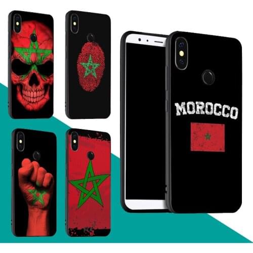 Flag of Morocco Case For Xiaomi Redmi Note 9 7 8 Pro 9S 8T 9A 9C Mi Note 10 Lite A3 For POCO X3 F2 Pro