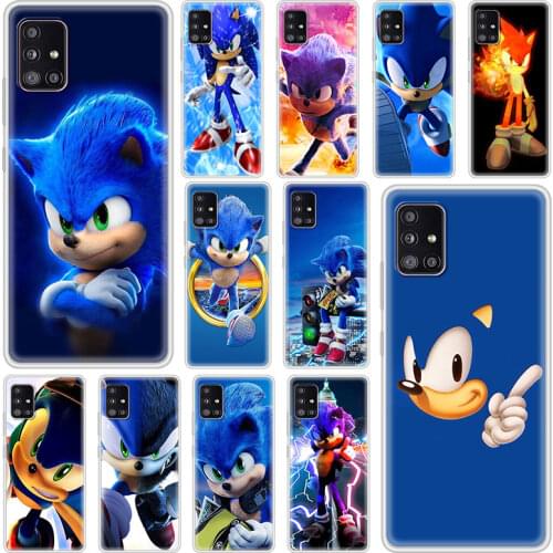 Matte Case For Samsung Galaxy A51 A71 A21s A31 M30s A12 A41 A02s A11 M31 A91 M51 Cover Soft Phone Fundas Supersonic Sonic Game