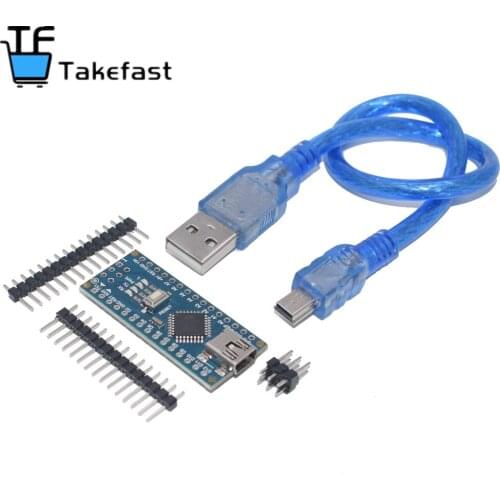 10PCS MINI USB/MICRO USB Nano 3.0 ATMEGA328P/ATMEGA168P for ardunio controller compatible NANO CH340 USB driver NO CABLE