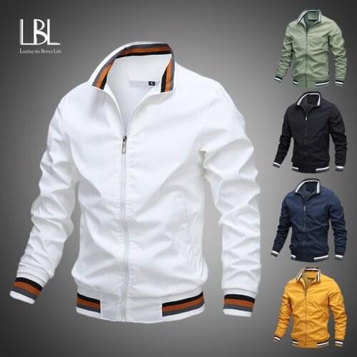 Mens Fashion Jackets and Coats New Mens Windbreaker Bomber Jacket 2020 Autumn Men Army Cargo Outdoors Clothes Casual Streetwear