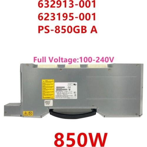 New Original PSU For HP Z820 850W Power Supply 632913-001 623195-001 DPS-850GB A
