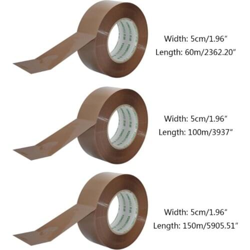 Strong Waterproof Parcel Wide Tape Low Noise Packaging Adhesive Sealing Packing Cellotape