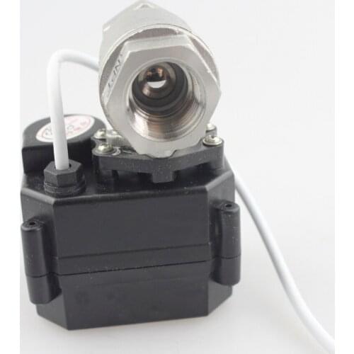 SS304 DC12V Motorized Ball Valve 1" BSP/NPT Thread Electrical Ball Valve CR-02 Full/Reduce Bore Free Shipping