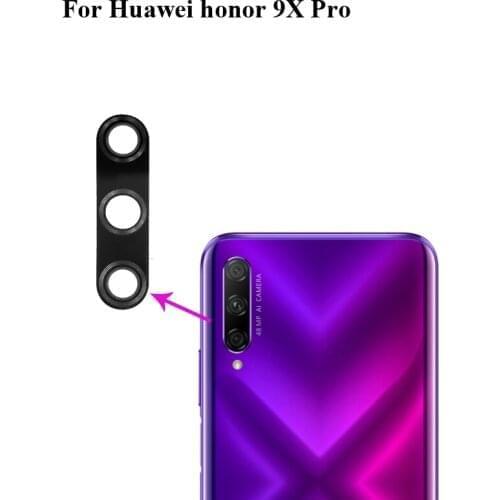 2PCS Original New For Huawei Honor 9X Pro 9 X pro Back Rear Camera Glass Lens test good 6.59'' inch Honor9X pro Parts 9Xpro