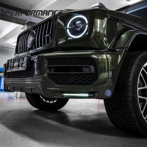 W464 g63 front lip for New G wagons front lip with LED B design 2019year