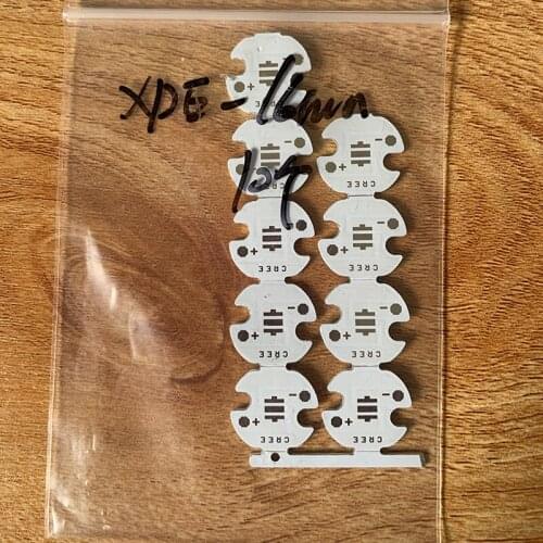 10PCS/Bag High Power LED XPE 16MM Aluminum Heatsink PCB Star