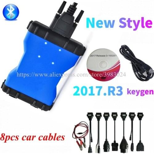 2021 Latest OBD2 Scanner 2017.R3 NEW KEYGEN vd ds150e cdp bluetooth New vci for delphis Cars Trucks diagnostic tool tcs pro plus