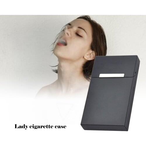Aluminum Cigarette Case Long Cigarette Case Storage Kit Moisturizing Box Ladies Cigarette Case Tobacco Box