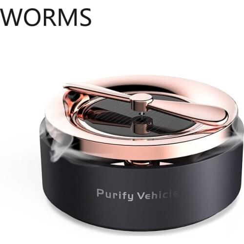 Solar car aromatherapy vehicle perfume, car interior decoration, air freshener, solid freshener. car decoration accessories