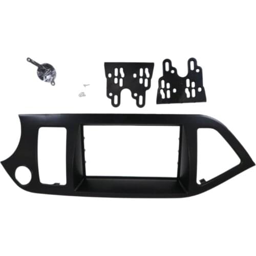 Double Din Car Radio Fascia for Kia Picanto / Morning Stereo Dash Kit Fit Installation Trim Facia Face Plate Panel DVD Frame