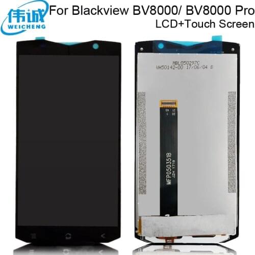 For Blackview BV8000 LCD Display Touch Screen With Frame Assembly Original Tested sensor lcd blackview bv8000 pro