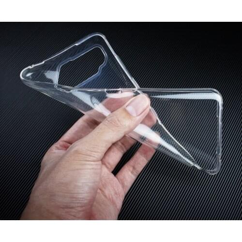 For Asus ROG Phone 5 Phone5 6.78" Slim Crystal Clear Transparent Soft TPU Back Case Protection Skin Camera Protect Cover