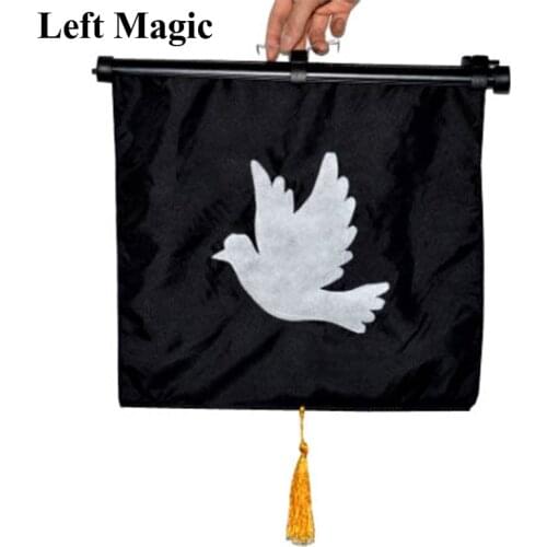 Dove From Scroll Painting Magic Tricks Fire Appearing Magica Professional Magician Stage Illusions Gimmick Props trucos de magia