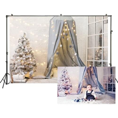 HUAYI Christmas Backdrop Christmas Xmas Holiday Family Party Photography Backdrops Studio Child Baby Photo Background W-3505