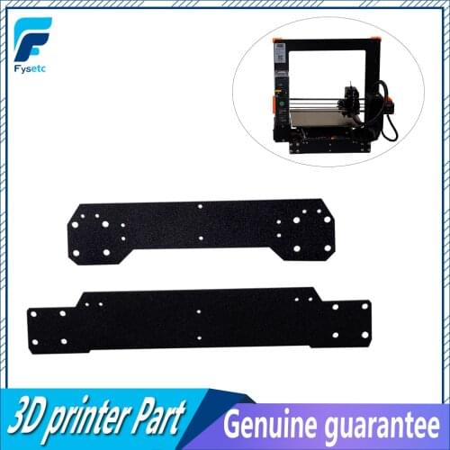 Cloned Original Prusa i3 MK3 Aluminum Alloy Front With Rear Plate Set For Prusa i3 3D Printer Parts