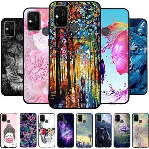 A Silicon Case For HONOR 9A Case 6.3" Soft TPU Phone Cover On Huawei Honor 9A 9 A MOA-LX9N Back Funda Shell Coque