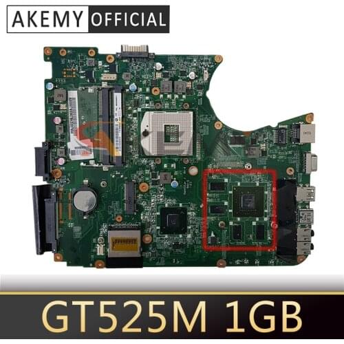 AKEMY original For Toshiba Satellite L755 L750 Laptop Motherboard A000081620 DABLBDMB8E0 HM65 DDR3 GT525M 1GB