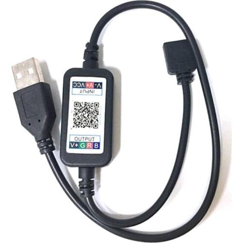 Mini Bluetooth LED Light String RGB Controller Wireless Dimmer Multipurpose Light Modulator Illumination Lighting