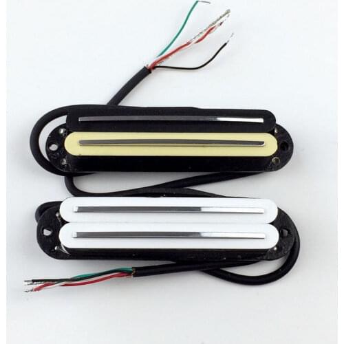 NEW micro ARTEC ST Double Rail guitar pickup ceramic WHITE or ZEBRA