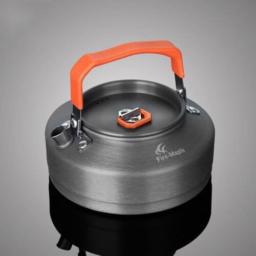 Outdoor camping picnic kettle coffee pot aluminum teapot 0.8L Camping pot Climbing pot Self-driving pot Household kettle