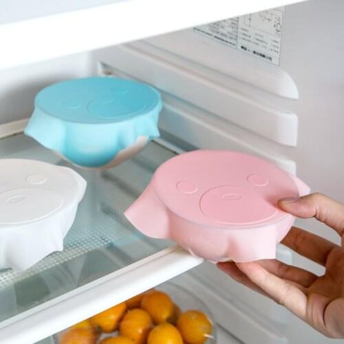 Silicone cling film Multifunctional food-grade seal strong adsorption can wash Reusable kitchen tools vacuum cover Lid stretch