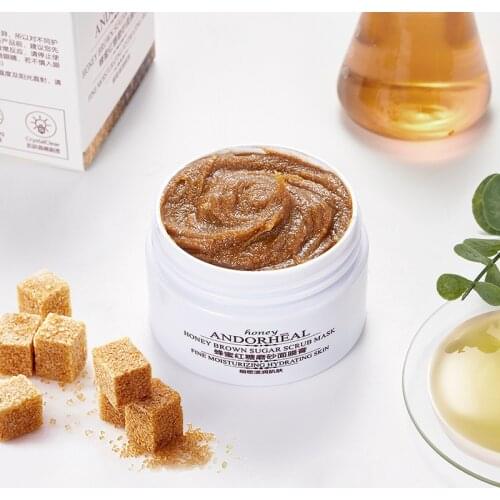 Body Hands Scrub Honey Exfoliating Facial Mask Brown Sugar Nicotinamide Gentle Cleansing Dead Skin Moisturizing For Face Masks