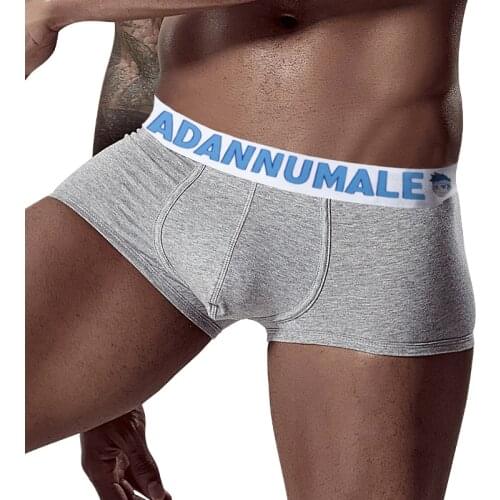 ADANNU Men Boxer Shorts Underwear Cotton Comfortable Man Underpants Breathable Boxershorts Sexy Mens Underware Fashion AD7104