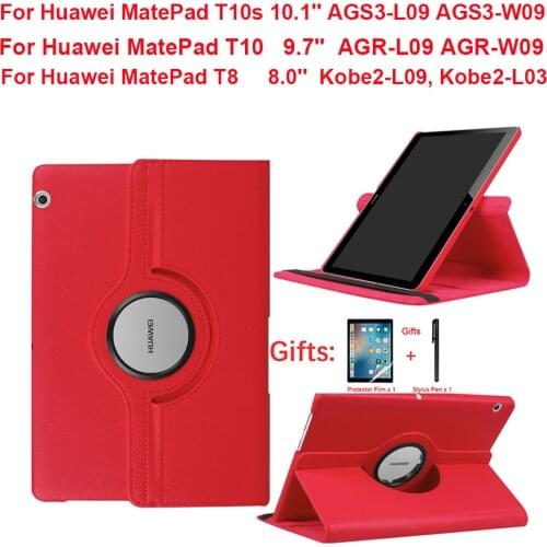 360 Rotating Case For Huawei MatePad T10s T10 10.1 inch 9.7'' 2020 Stand Cover For Huawei MatePad T8 8.0 Kobe2-L09 Funda Case