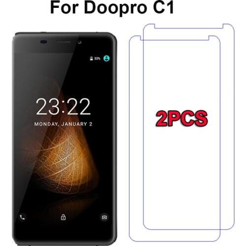 2PCS Tempered Glass Film For Doopro C1 Screen Protector Explosion proof Protective Guard Glass Film For Doopro C1 Pro 5.3"