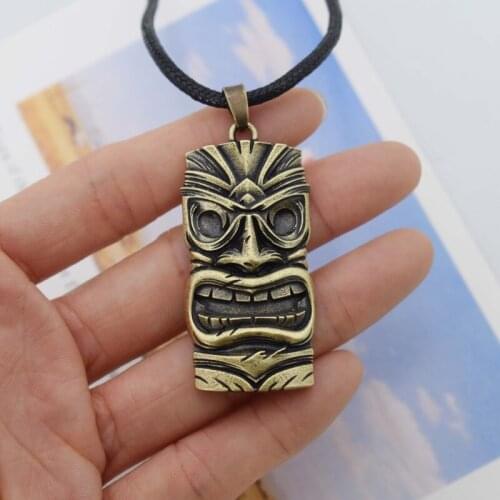 12pcs Mysterious Alien Face Pendant Necklace Witchcraft Pagan Jewelry