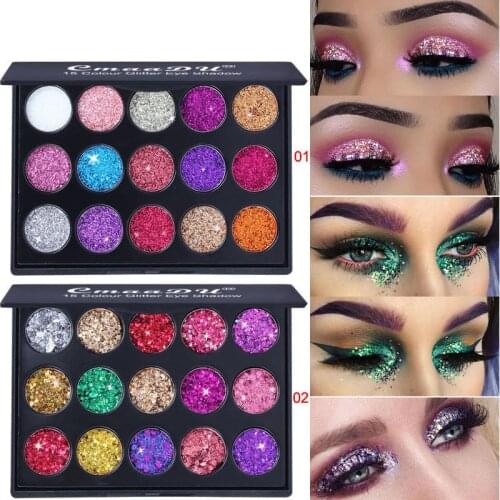 15 Colors Nude Shining Eyeshadow Matte Makeup Glitter Pigment Smoky Eye Shadow Pallete Waterproof Powder 18 Colors Cosmetics