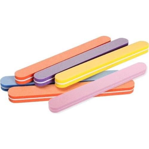3Pc Nail Art Buffer Buffing Sanding Sponge File Polish Nail Manicure Tools