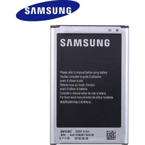B800BE B800BU SAMSUNG Original Battery B800BC For Samsung GALAXY NOTE 3 N9006 N9005 N9009 N9008 N9002 Note3 With NFC 3200mAh