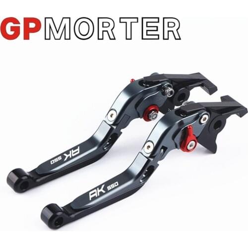 Accessories for cnc motorcycle adjustable folding clutch and brake levers for kymco ak550 ak 550 2017-2021