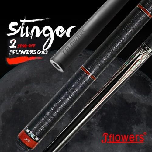 Jflowers Billiard Carbon Fiber Pool Cue Stick 12.5mm Tip Real Inlay Cue Technology Inlay Low Deflection Billiards Cue