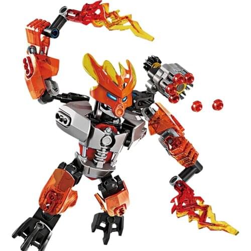BIONICLE Protector Of Fire Action Figures Building Block Toys Set For Kids Boy Gift Compatible Major Brand 70783 64pcs/Set