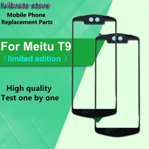For limited edition Meitu T9 T 9 Front Outer Glass Lens Touch Panel Screen Replacement MeituT9 limited LCD Touch Glass Digitizer