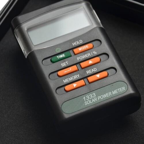 TES-1333 Solar Power Meters Solar Power Meter Solar Cell Energy Tester Digital Radiation Detector