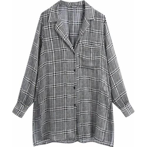 Klacwaya Gray Blouses