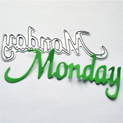 Metal Monday paper die cutting dies for Scrapbooking/DIY Easter wedding Halloween Easter card