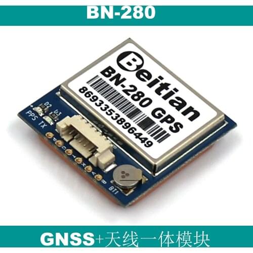 GPS Beidou GNSS Module 1HZ Frequency GLONASS Dual Mode Positioning 1PPS Timing BN-280