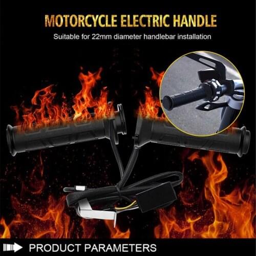 Motorcycle Grips Non Slip Rubber Bar End Thruster Grip 7/8" 22mm Moto Comfort Hand Handlebar Grip Thruster Grip Accessories