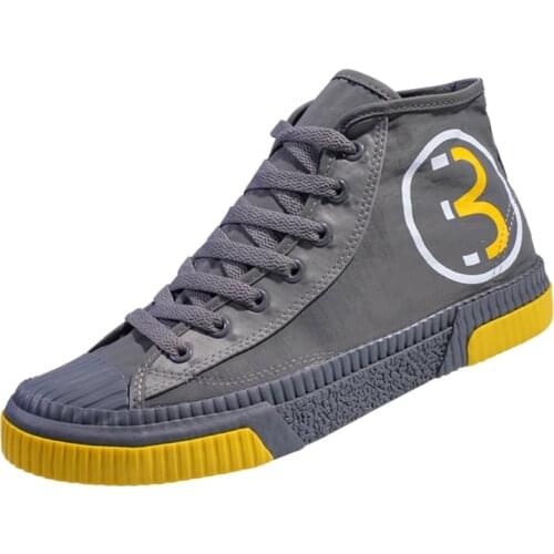 Maggies Walker New Arrival Men Canvas Casual Shoes Youth Fashion Lacing Platform High-top Canvas Walking Shoes Size 39~44