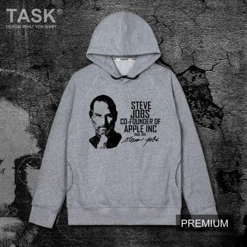 Celebrity Steve Jobs United States inventor entrepreneur casual cotton hooded sweater mens printed Individual clothing Popular