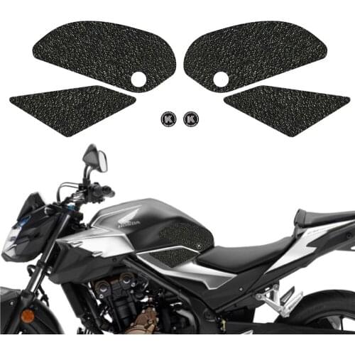 Motorcycle fuel tank pad tank grip protection sticker KSHARPSKIN knee grip side applique for HONDA 19 CBR500R CB500F