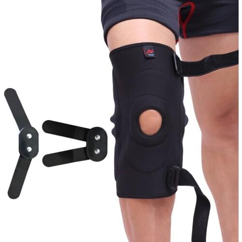 AOLIKES PC Knee Brace With Side Stabilizers EVA Patella Pad For Knee Support