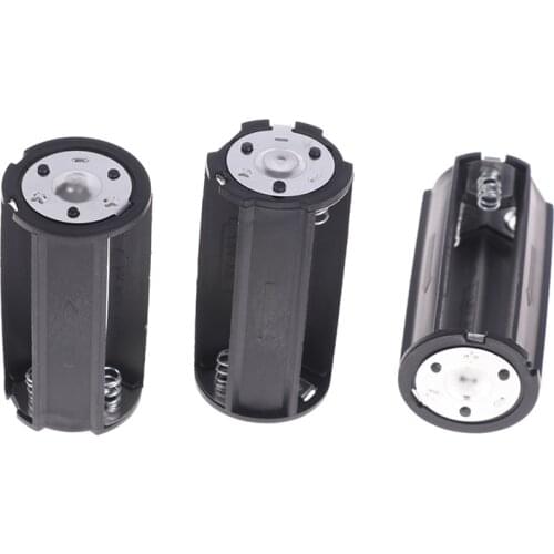 New 3x AA to D Size Battery Adapter Converter Holder Case Box Drop Shipping